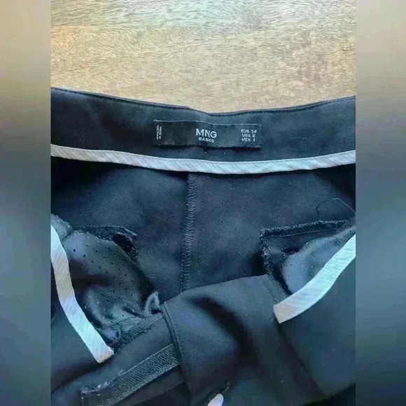 Mango Basics Black Suit Pants | 2 | Tailored Trouser Pants - Picture 7 of 8